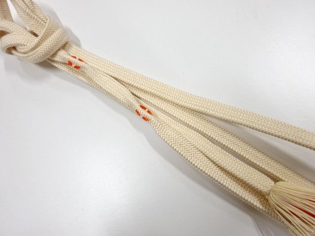 JAPANESE KIMONO / HAND-TIED OBIJIME CORD 